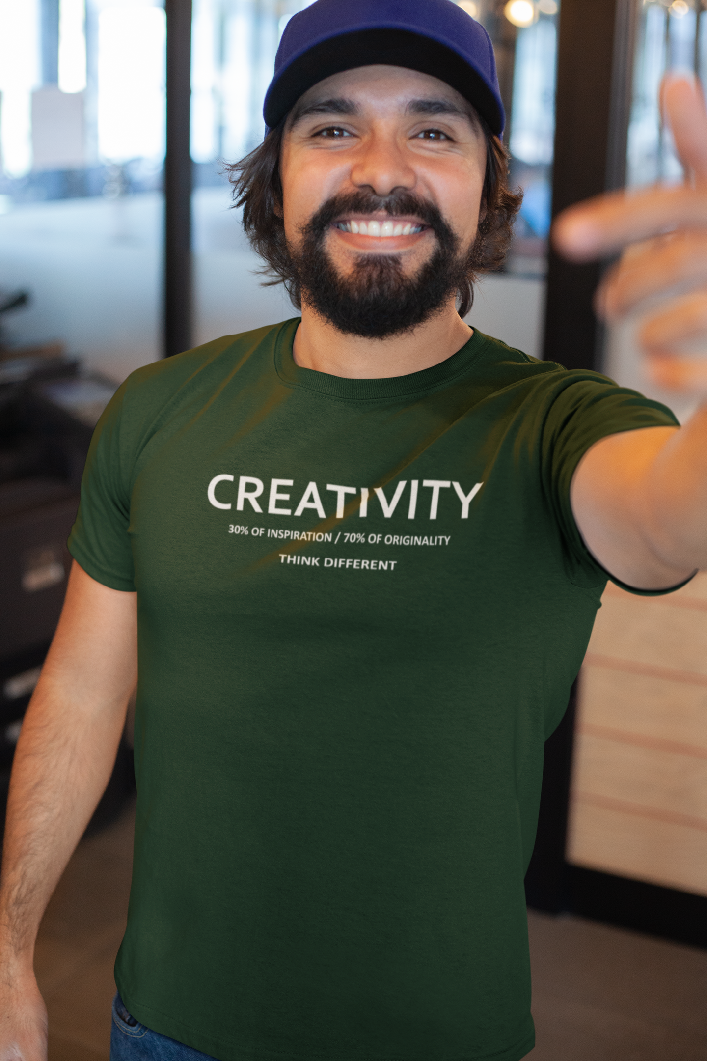 Creativity Quotes Mens Half Sleeves T-shirt- FunkyTeesClub