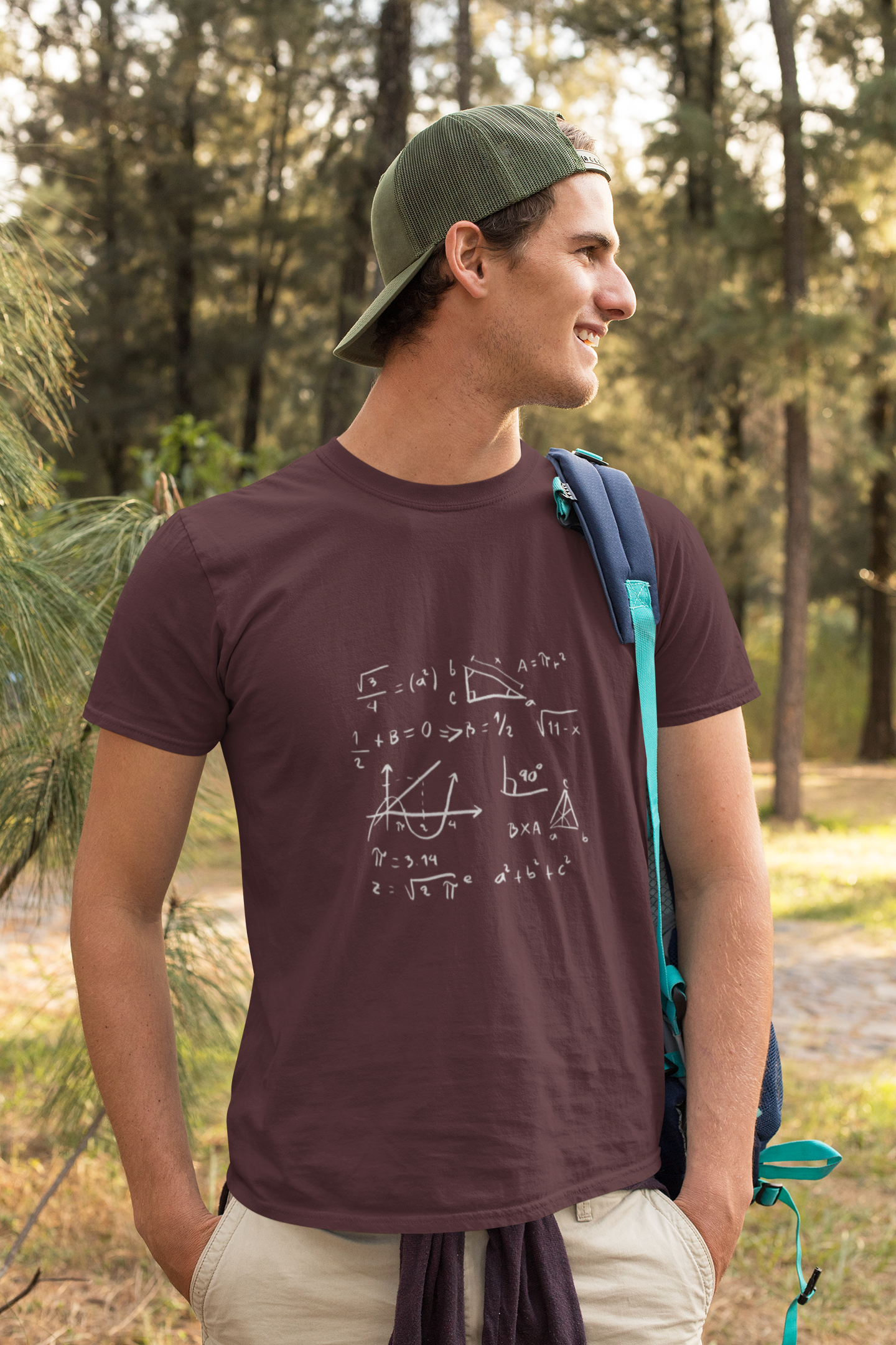 Math Formula Mens Half Sleeves T-shirt- FunkyTeesClub