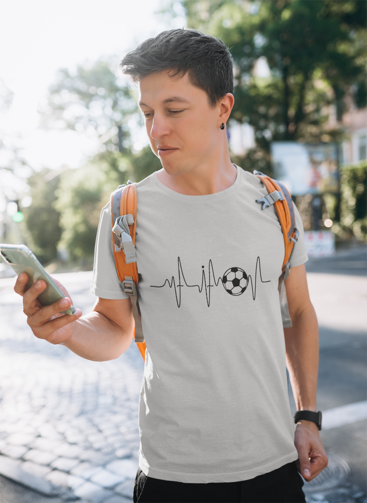 Fifa Heartbeat Mens Half Sleeves T-shirt- FunkyTeesClub