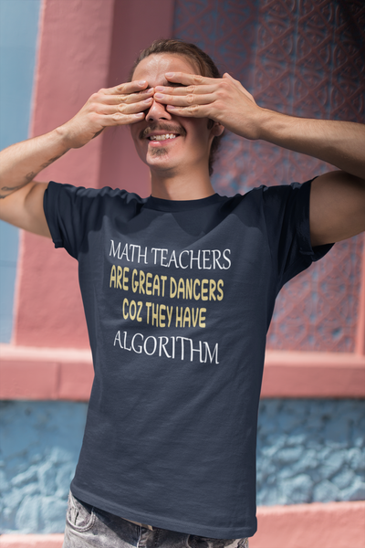 Math Teachers Are Great Teacher Mens Half Sleeves T-shirt- FunkyTeesClub