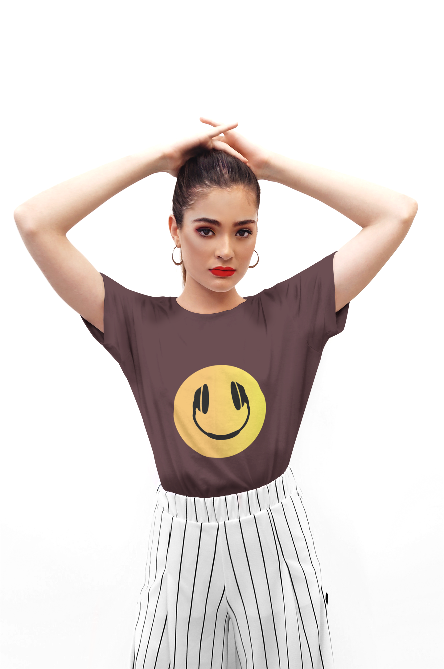 Headphones Love Women Half Sleeves T-shirt- FunkyTeesClub