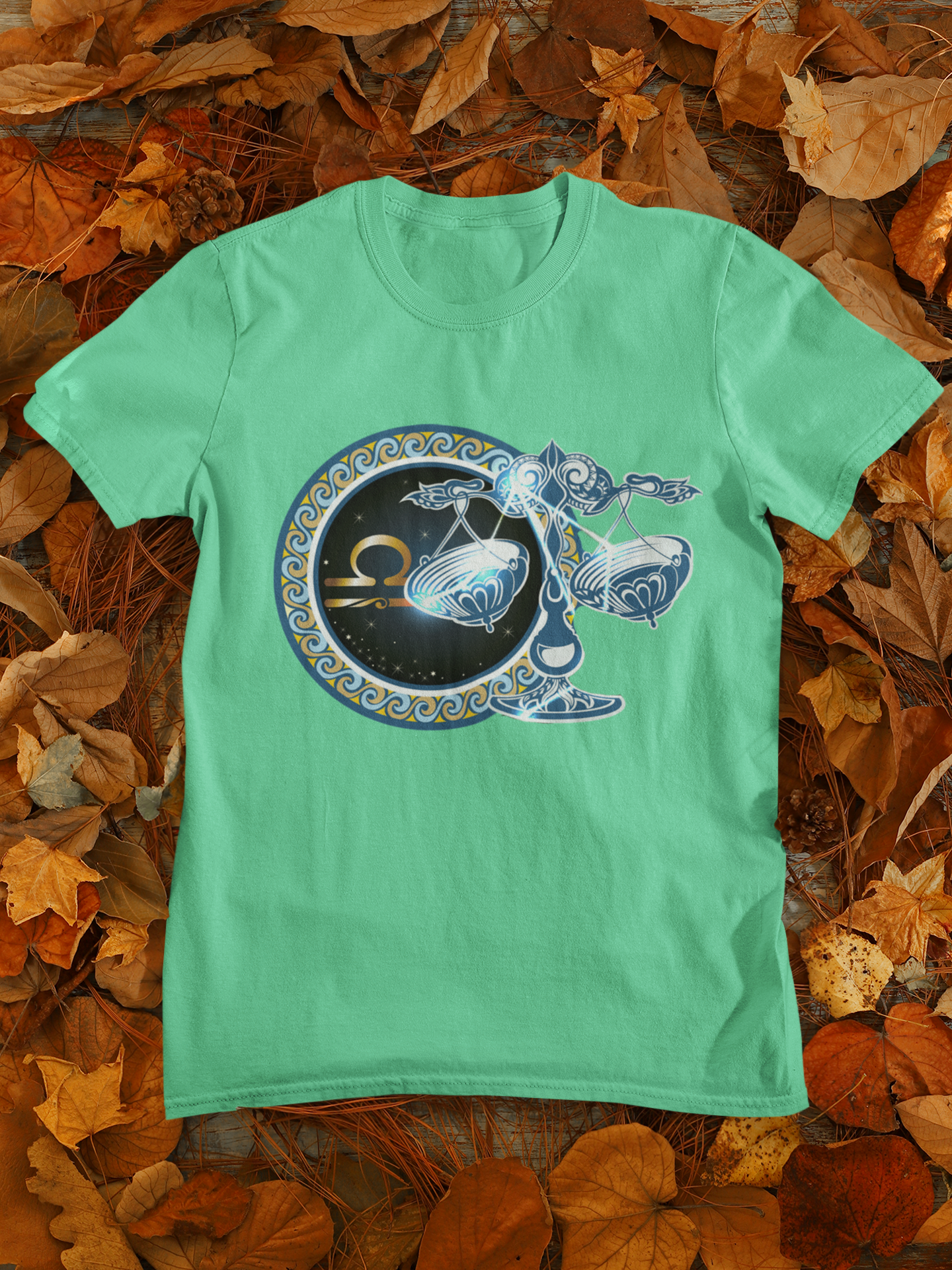 Libra Zodiac Sign Women Half Sleeves T-shirt- FunkyTeesClub