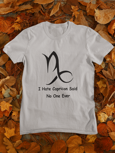 Capricon Zodiac Sign Women Half Sleeves T-shirt- FunkyTeesClub