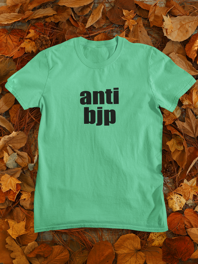 Anti Bjp Anti Government Women Half Sleeves T-shirt- FunkyTeesClub