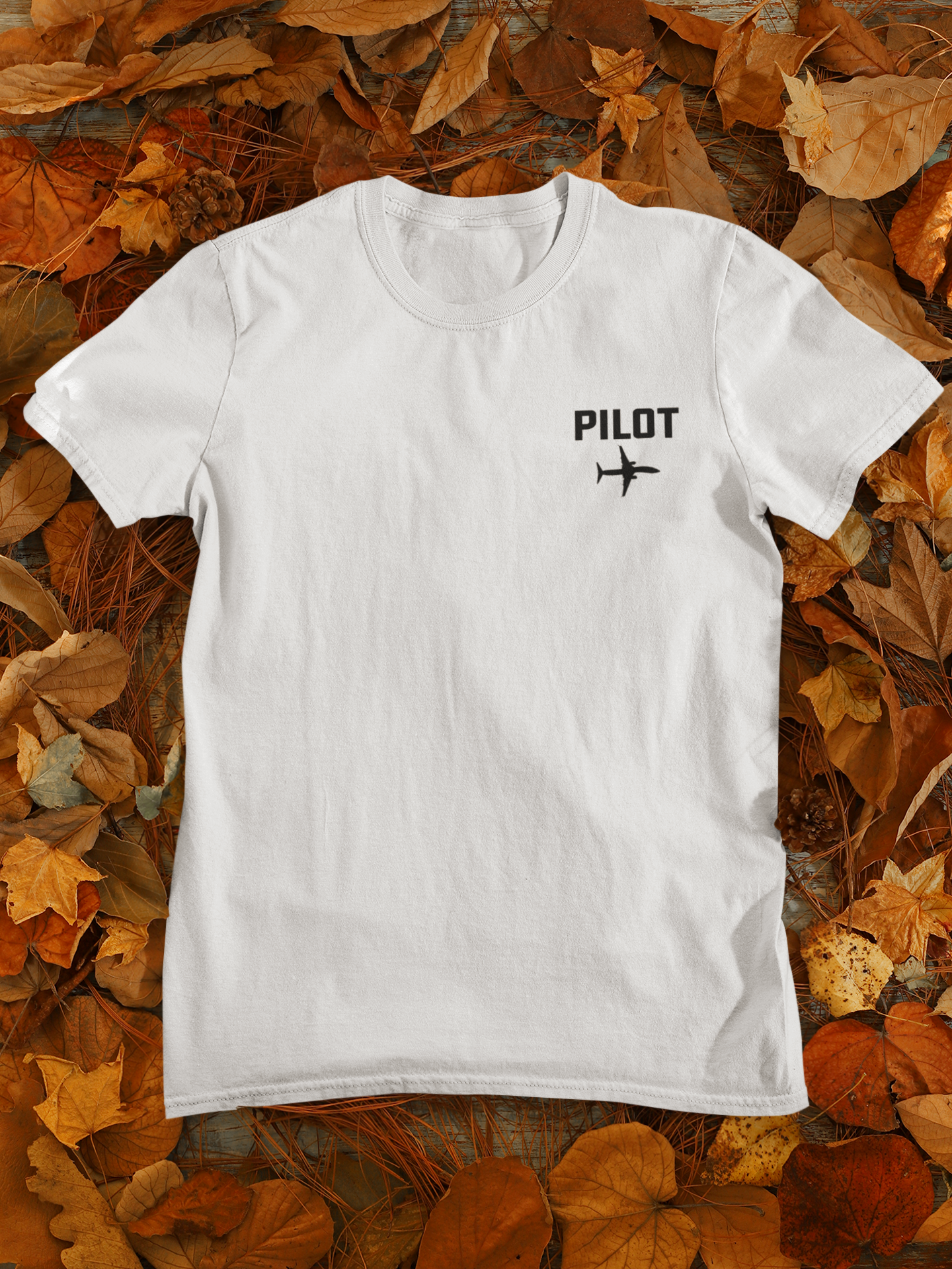 Pilot Pocket Design Pilot Mens Half Sleeves T-shirt- FunkyTeesClub
