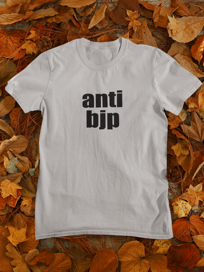 Anti Bjp Anti Government Women Half Sleeves T-shirt- FunkyTeesClub