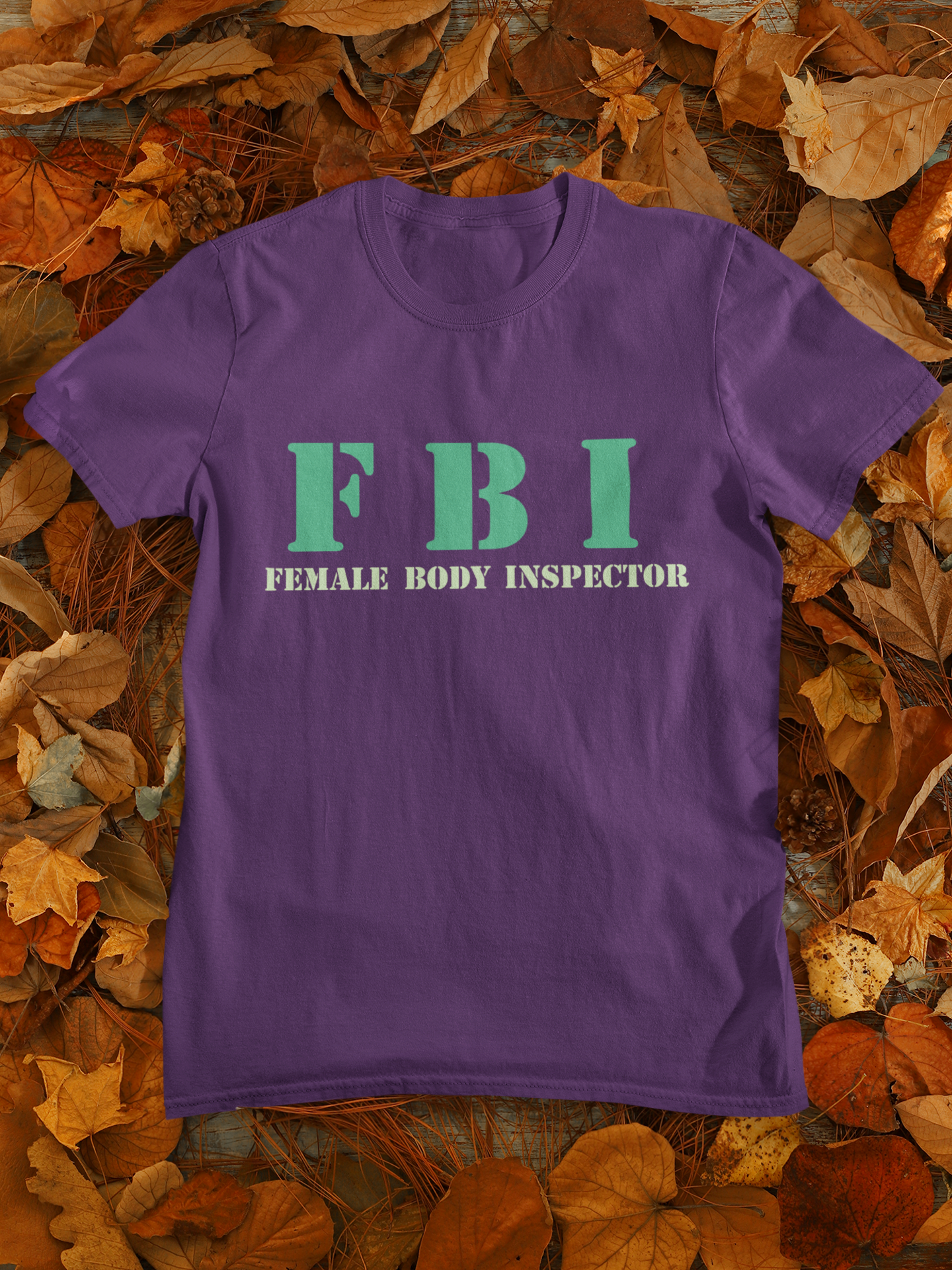 Fbi Typography Mens Half Sleeves T-shirt- FunkyTeesClub