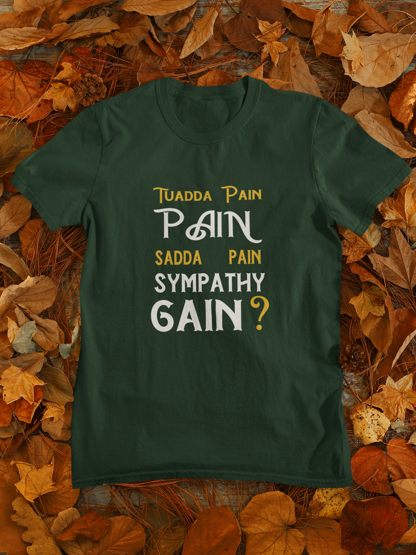 Pain Gain Desi Women Half Sleeves T-shirt- FunkyTeesClub