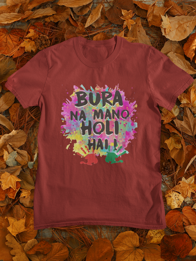 Bura Na Mano Holi Hai Women Half Sleeves T-shirt- FunkyTeesClub