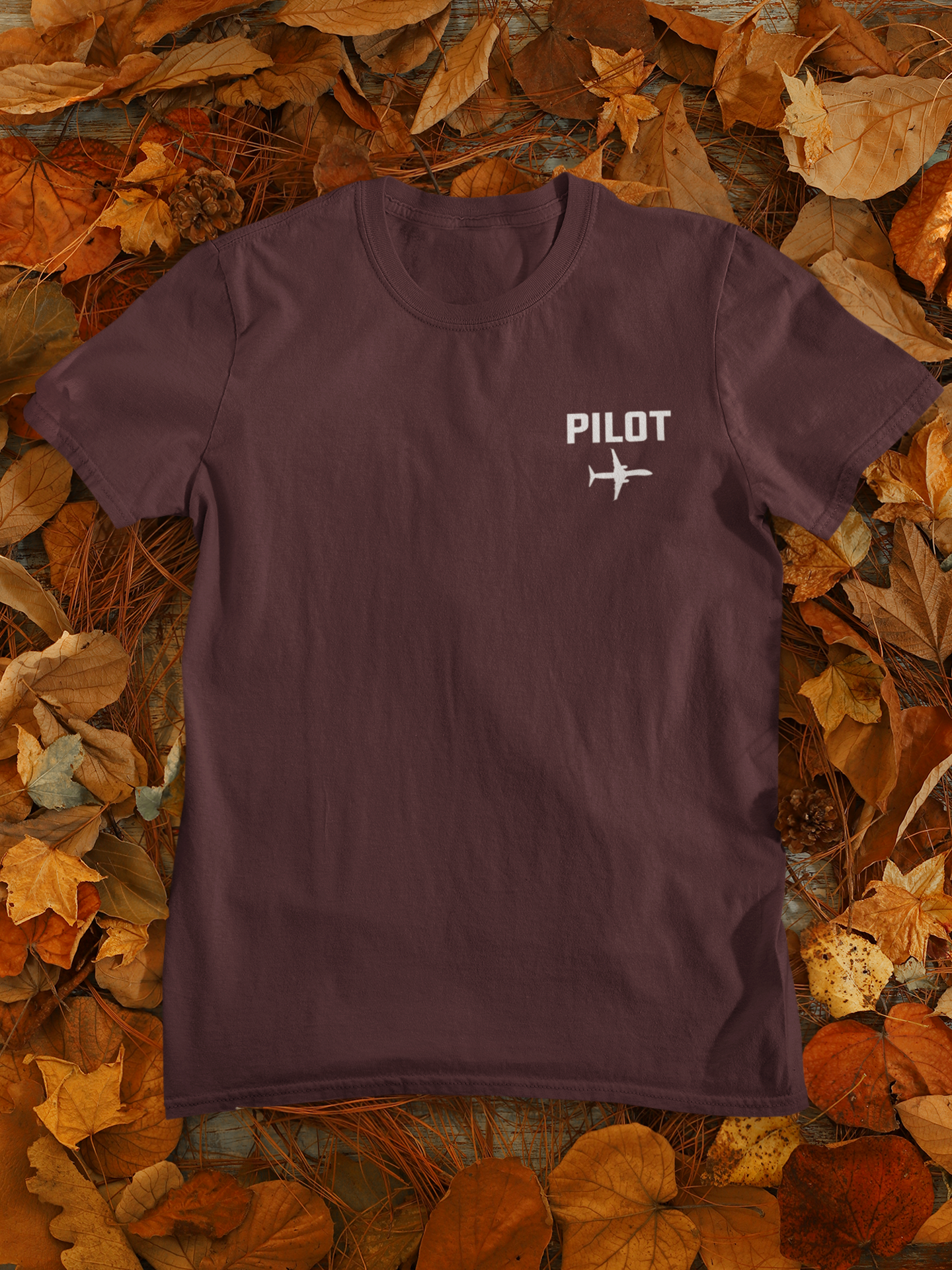 Pilot Pocket Design Pilot Mens Half Sleeves T-shirt- FunkyTeesClub