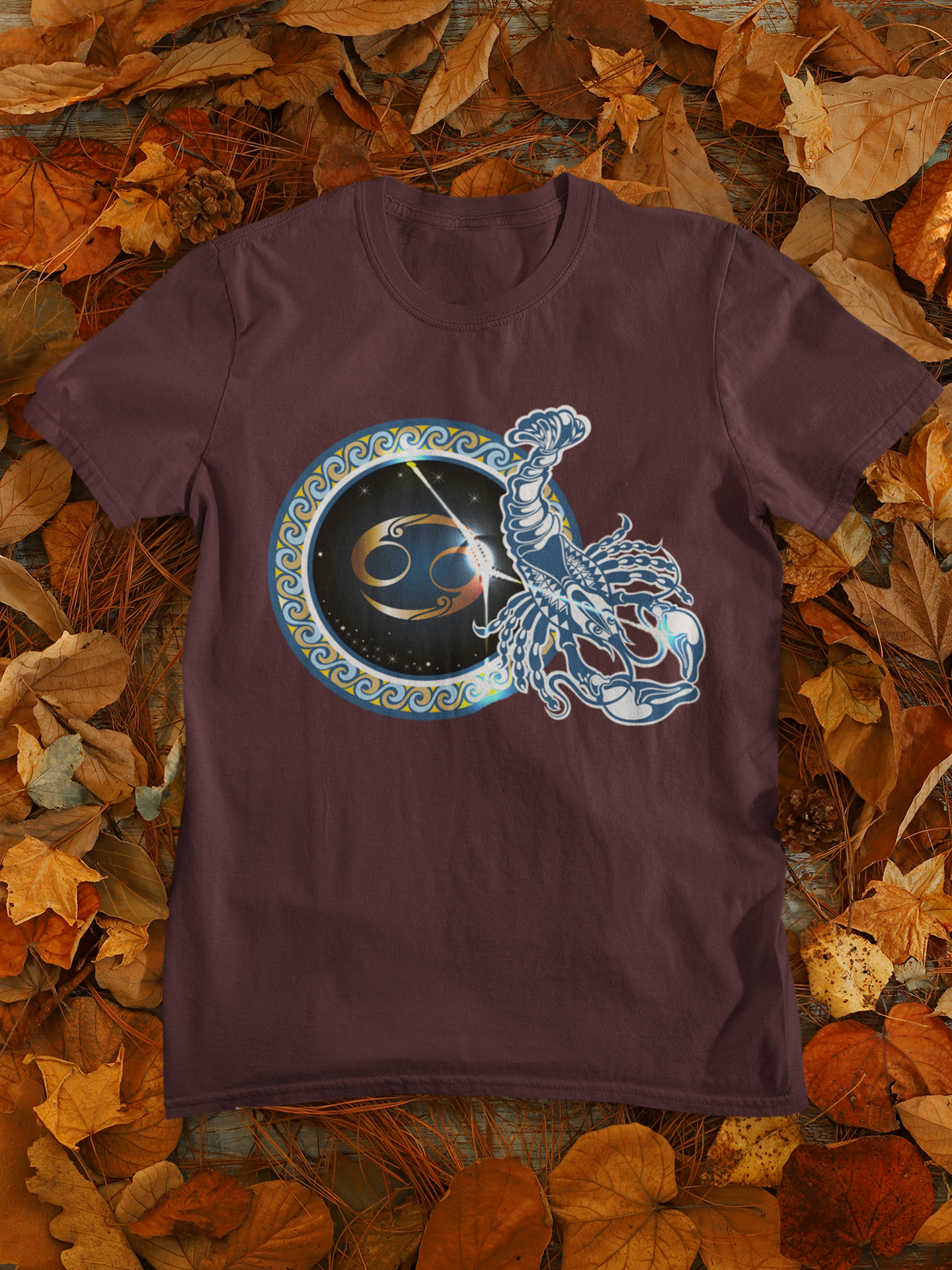 Cancer Zodiac Sign Women Half Sleeves T-shirt- FunkyTeesClub