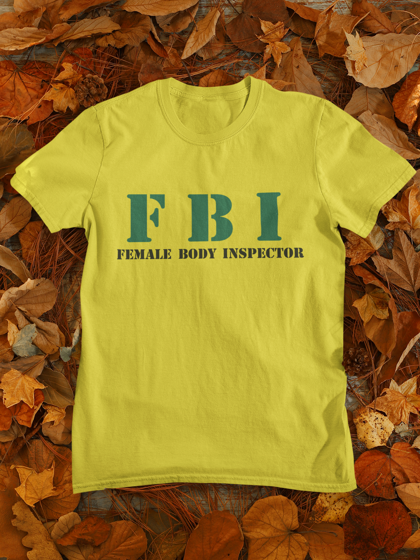 Fbi Typography Mens Half Sleeves T-shirt- FunkyTeesClub