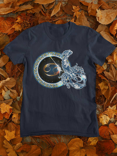 Cancer Zodiac Sign Women Half Sleeves T-shirt- FunkyTeesClub