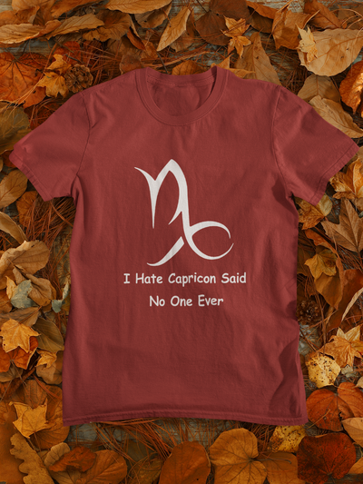 Capricon Zodiac Sign Women Half Sleeves T-shirt- FunkyTeesClub