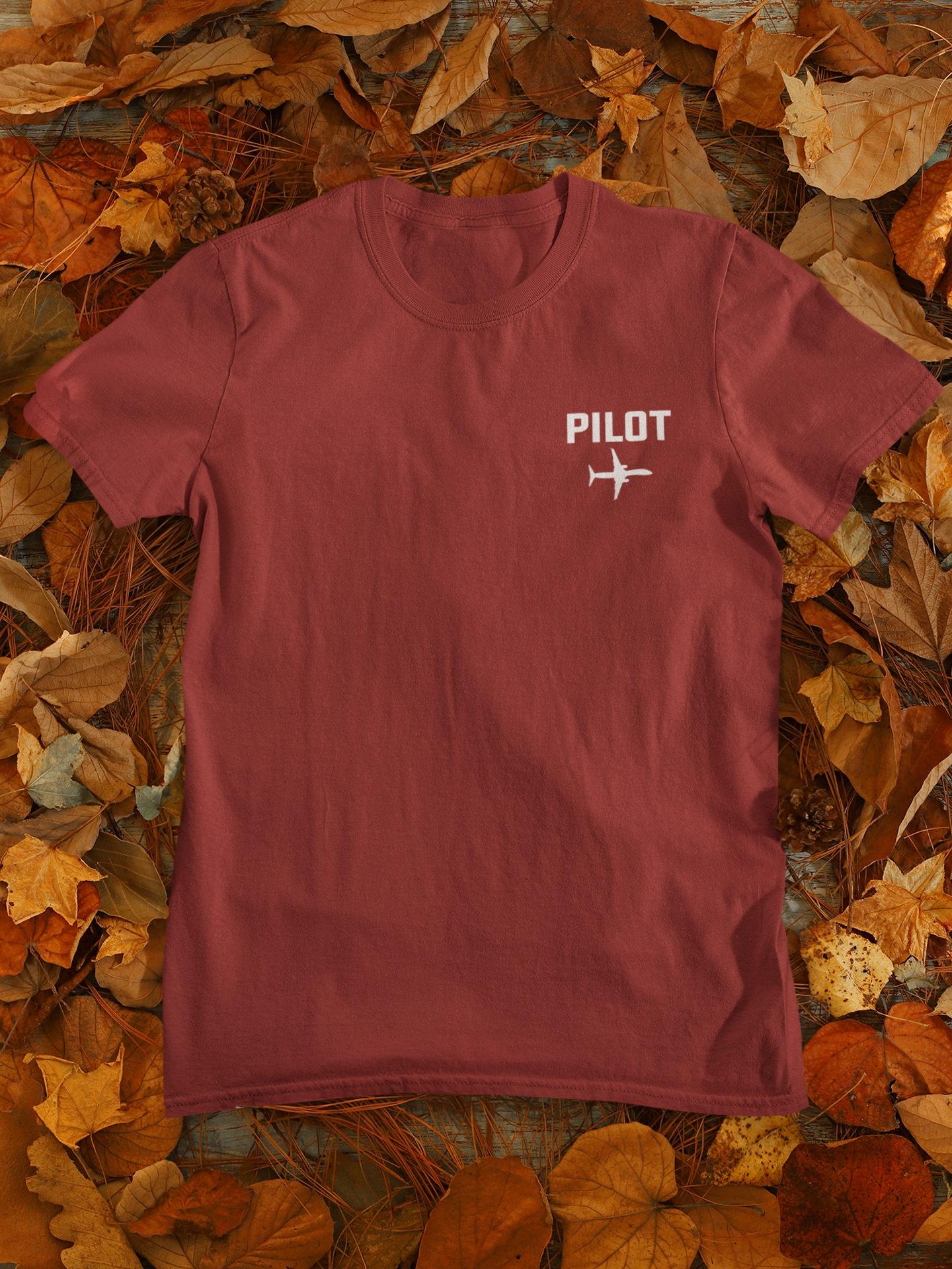 Pilot Pocket Design Pilot Women Half Sleeves T-shirt- FunkyTeesClub