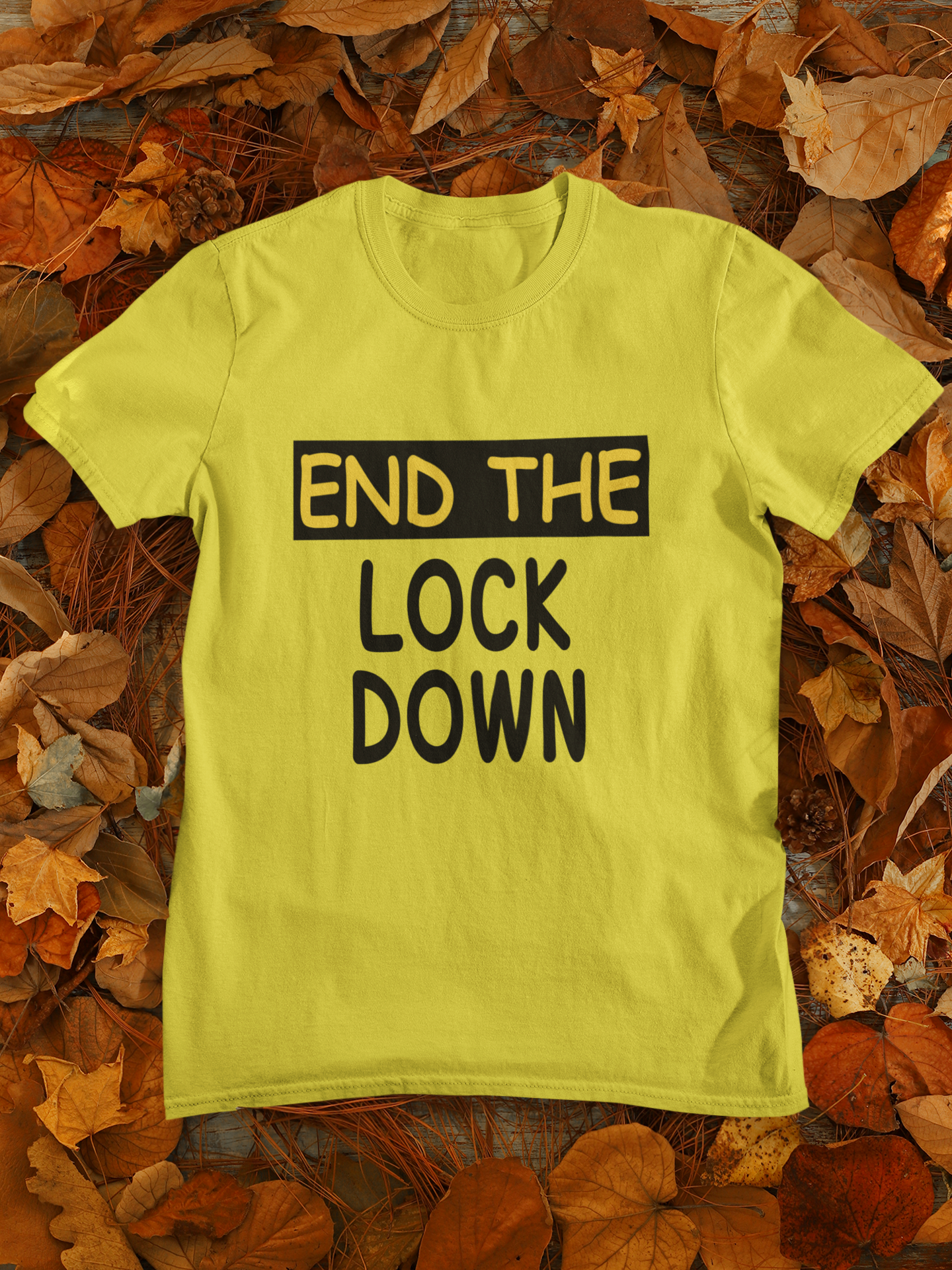 Anti Lockdown End The Lockdown Anti Government Women Half Sleeves T-shirt- FunkyTeesClub