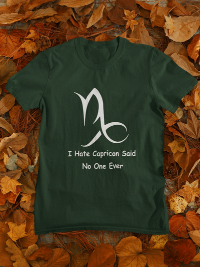Capricon Zodiac Sign Women Half Sleeves T-shirt- FunkyTeesClub