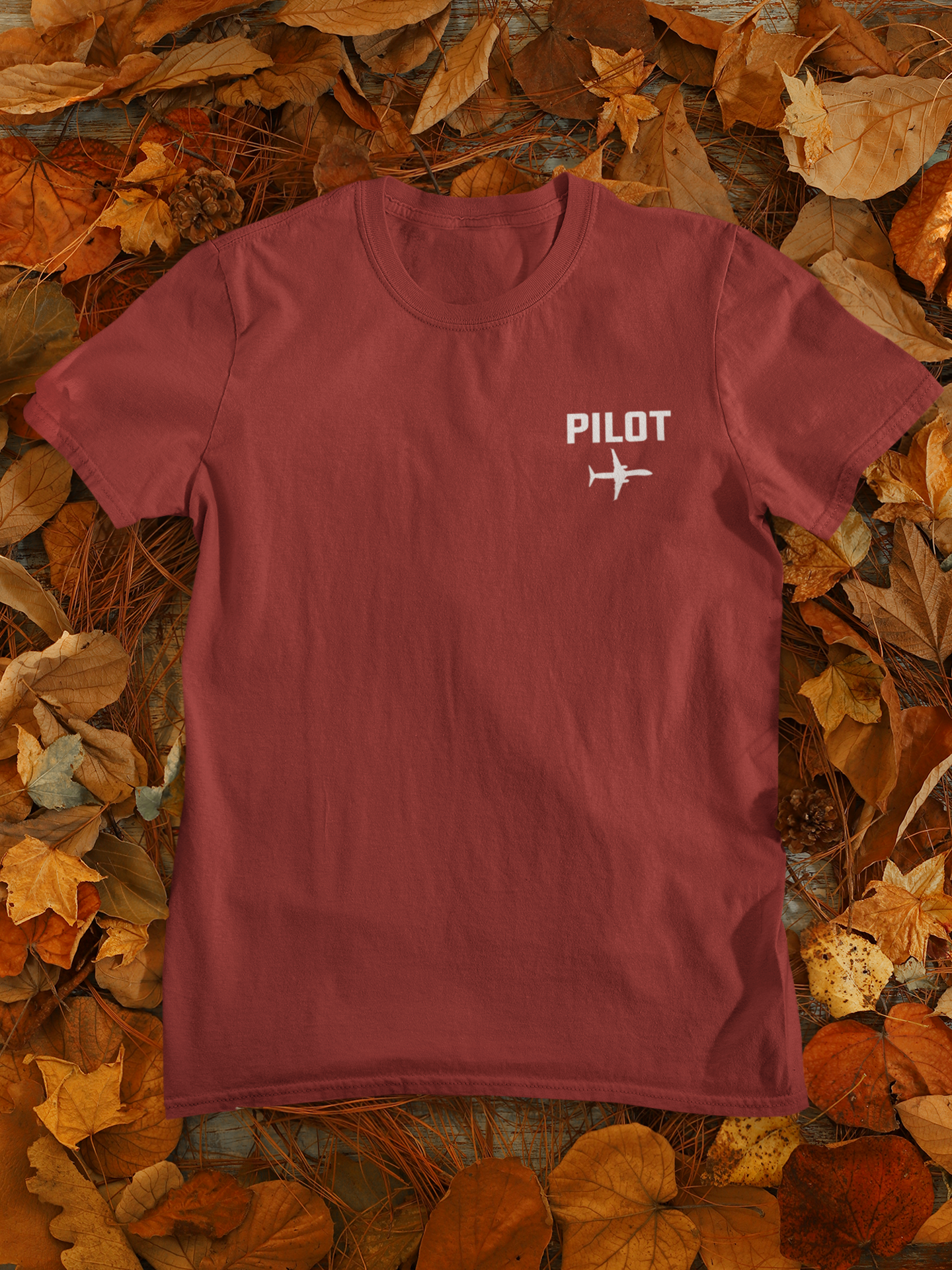 Pilot Pocket Design Pilot Mens Half Sleeves T-shirt- FunkyTeesClub