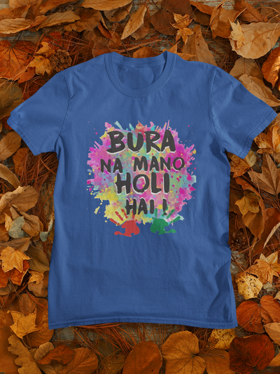 Bura Na Mano Holi Hai Women Half Sleeves T-shirt- FunkyTeesClub