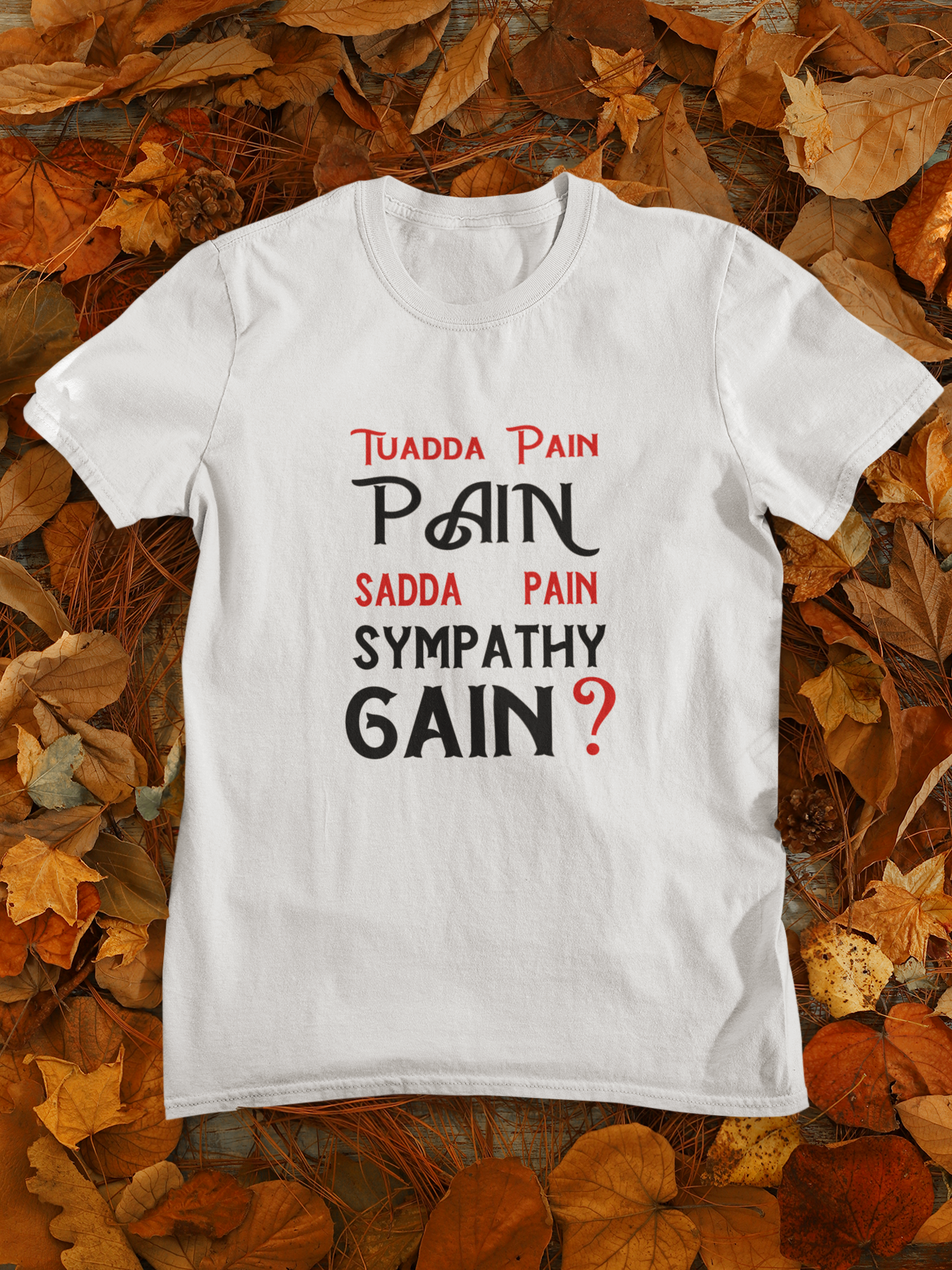 Pain Gain Desi Mens Half Sleeves T-shirt- FunkyTeesClub