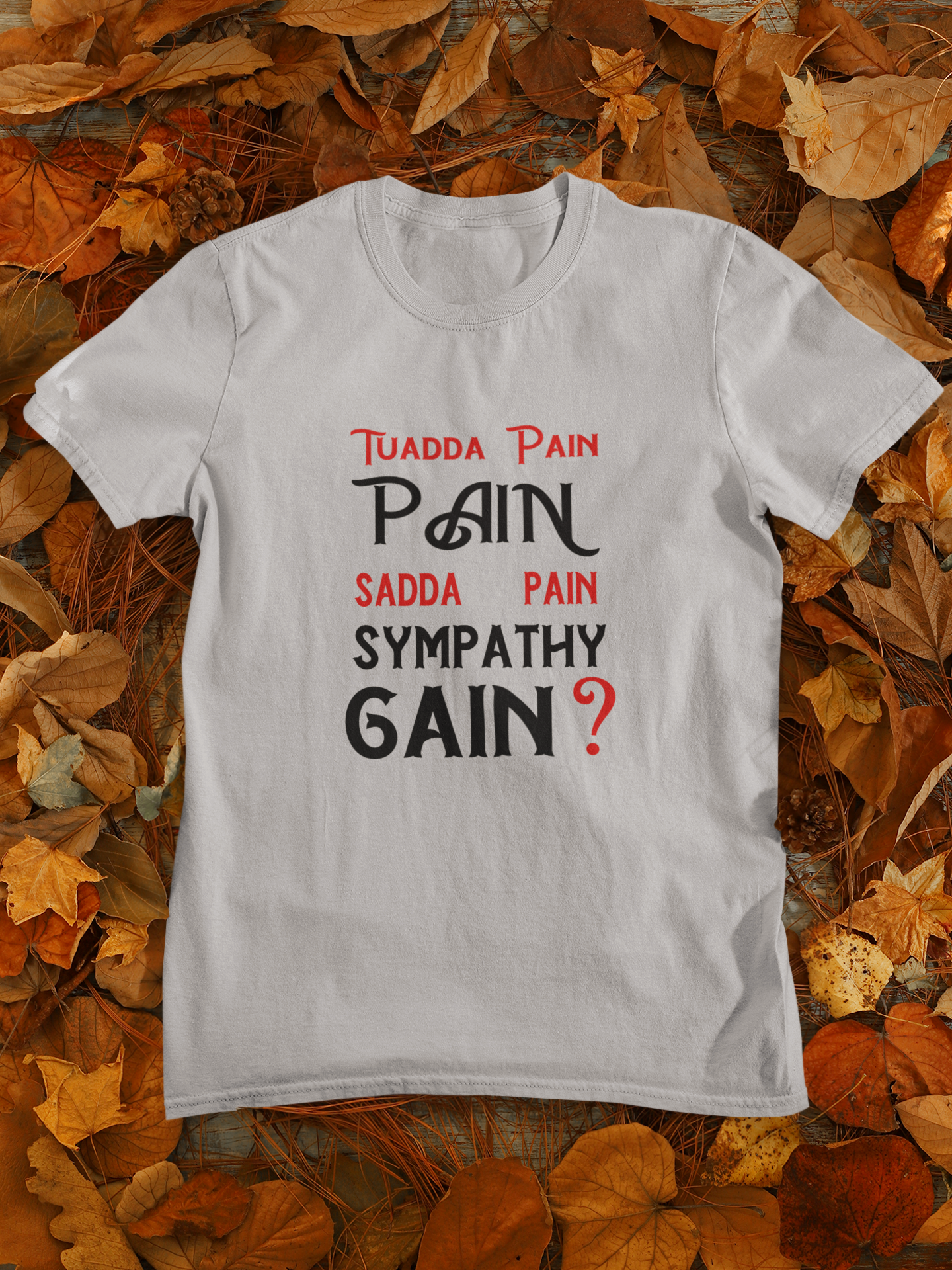 Pain Gain Desi Mens Half Sleeves T-shirt- FunkyTeesClub