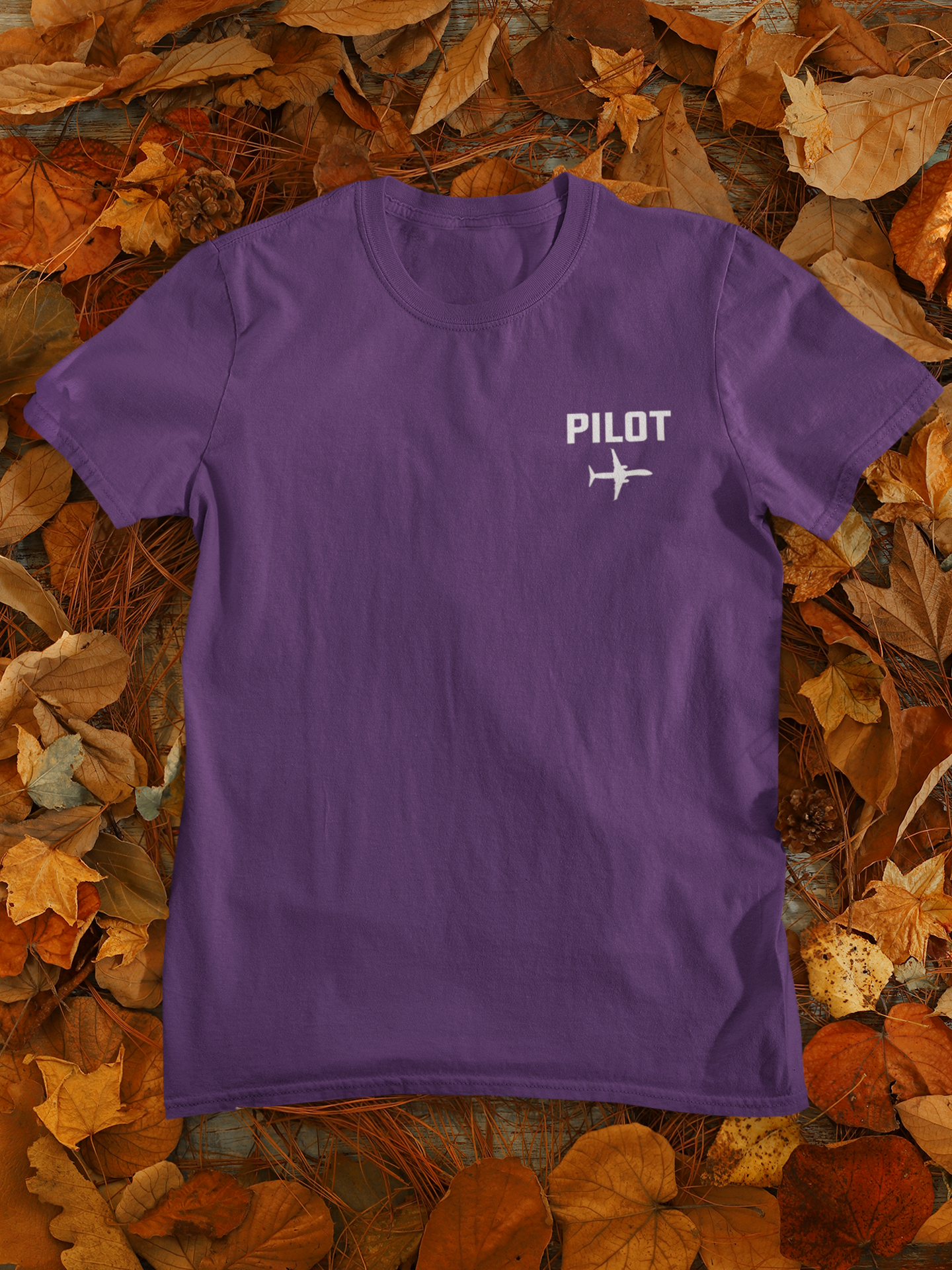 Pilot Pocket Design Pilot Mens Half Sleeves T-shirt- FunkyTeesClub