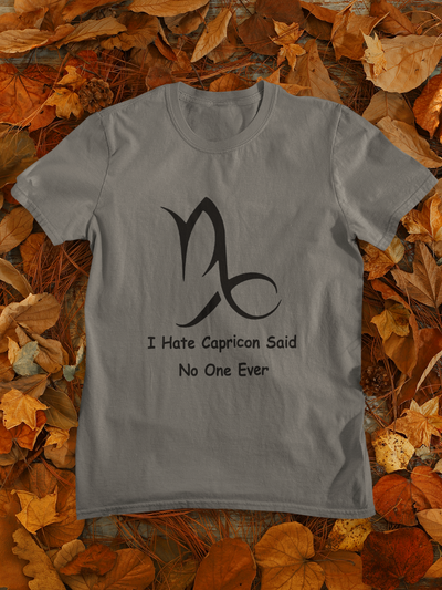 Capricon Zodiac Sign Women Half Sleeves T-shirt- FunkyTeesClub