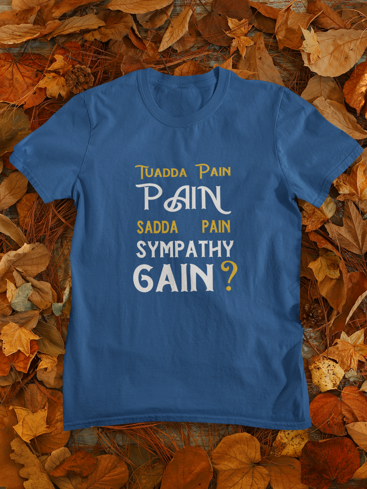 Pain Gain Desi Mens Half Sleeves T-shirt- FunkyTeesClub