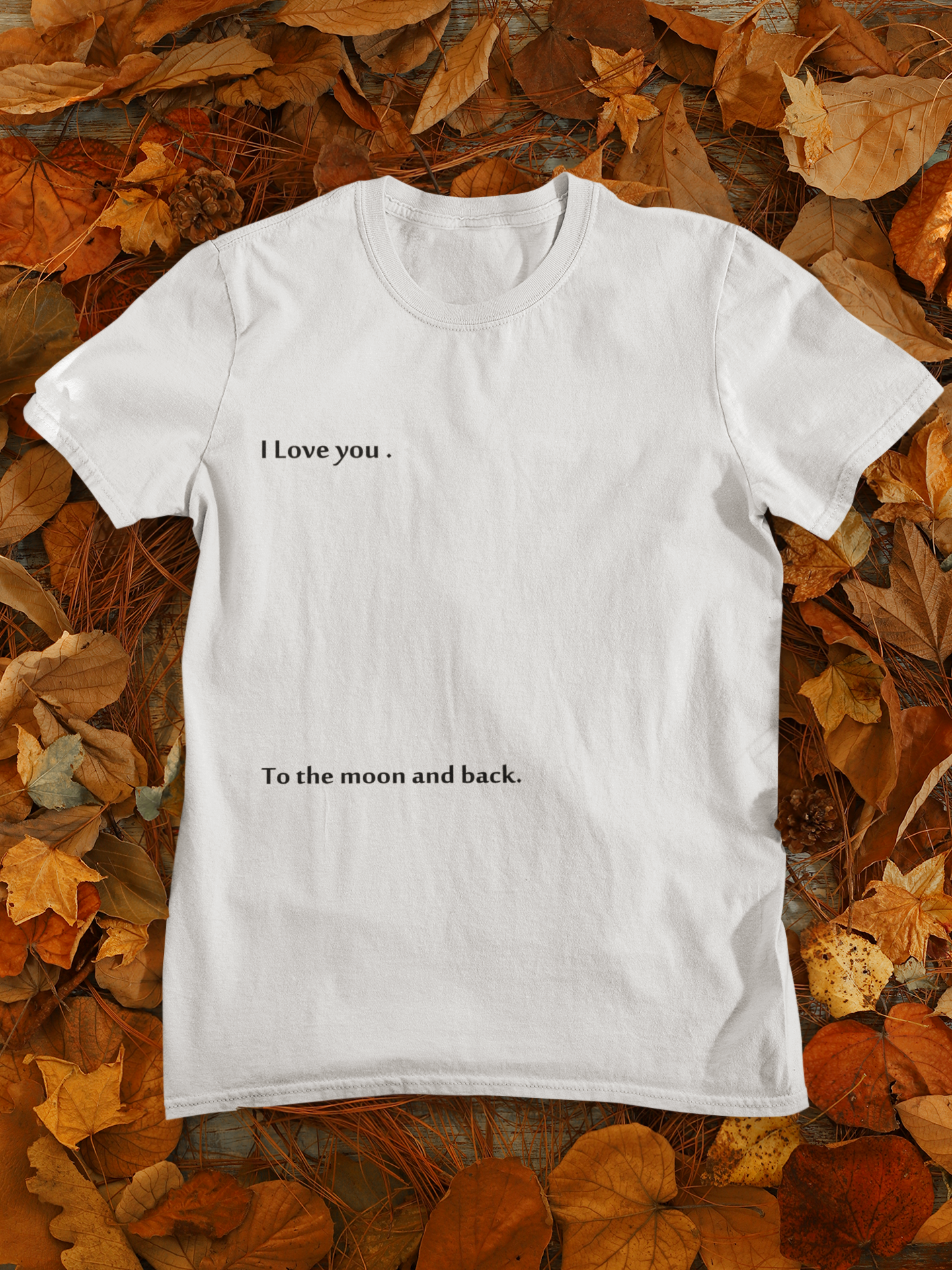 I Love You To The Moon And Back Women Half Sleeves T-shirt- FunkyTeesClub