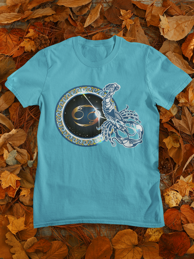 Cancer Zodiac Sign Women Half Sleeves T-shirt- FunkyTeesClub