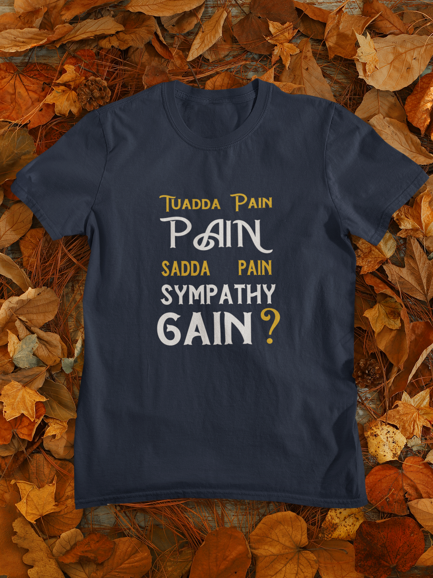 Pain Gain Desi Mens Half Sleeves T-shirt- FunkyTeesClub