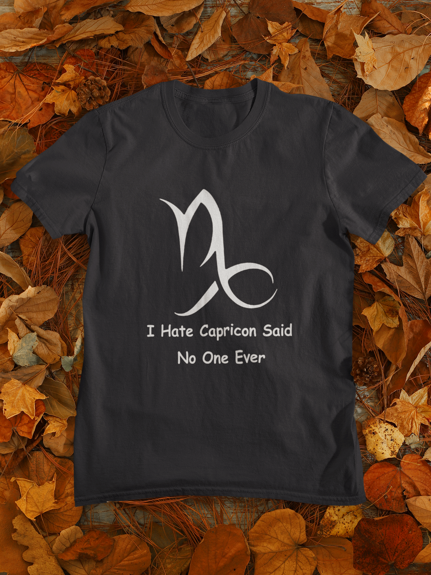 Capricon Zodiac Sign Mens Half Sleeves T-shirt- FunkyTeesClub
