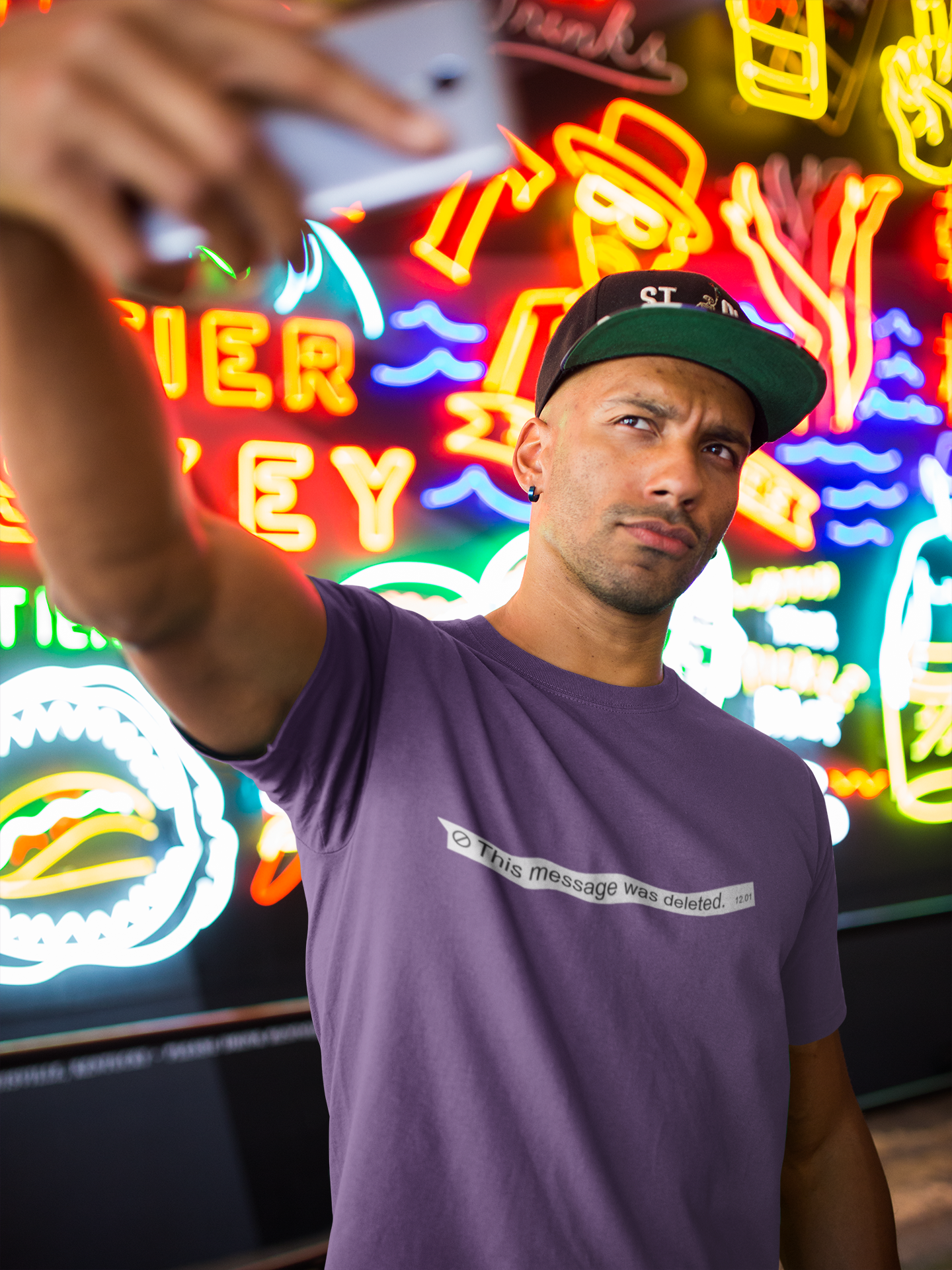 This Message Was Deleted Mens Half Sleeves T-shirt- FunkyTeesClub