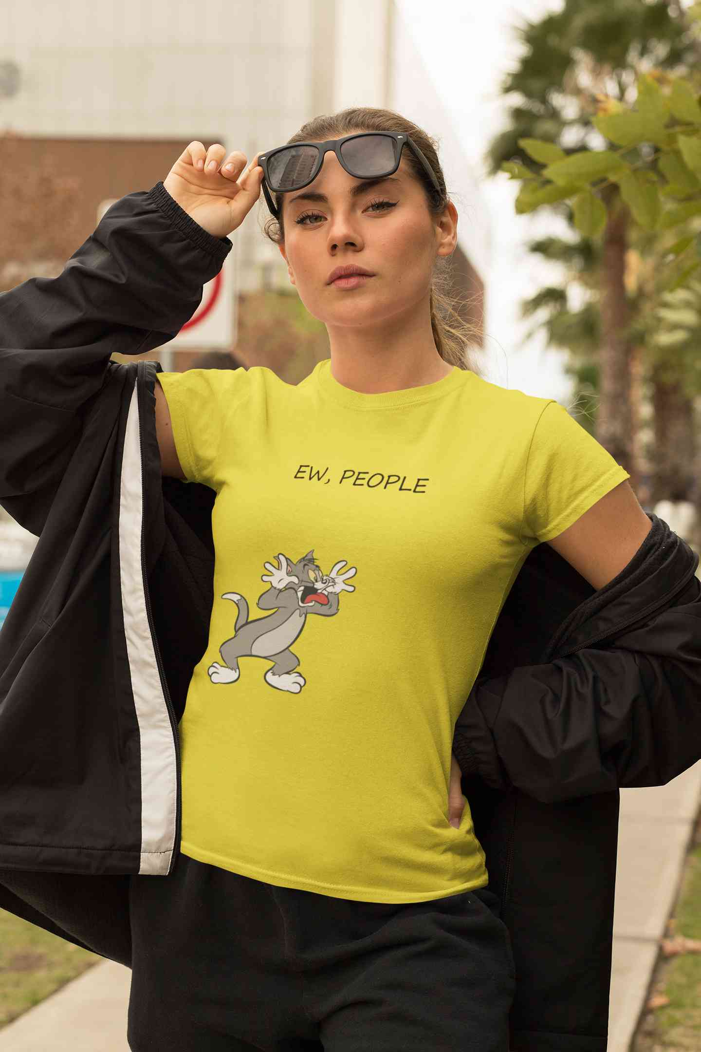 Ew People Women Half Sleeves T-shirt- FunkyTeesClub