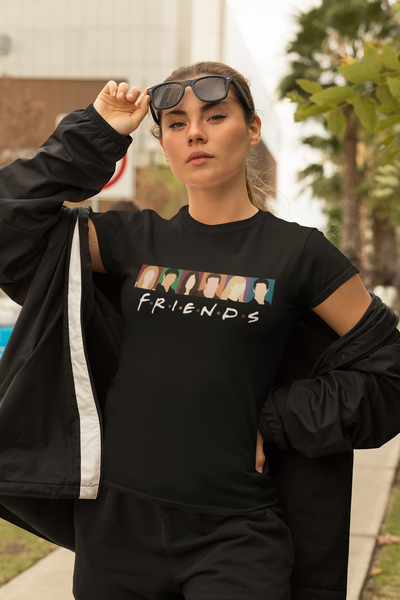 F.R.I.E.N.D.S. Friends Web Series Women Half Sleeves T-shirt- FunkyTeesClub