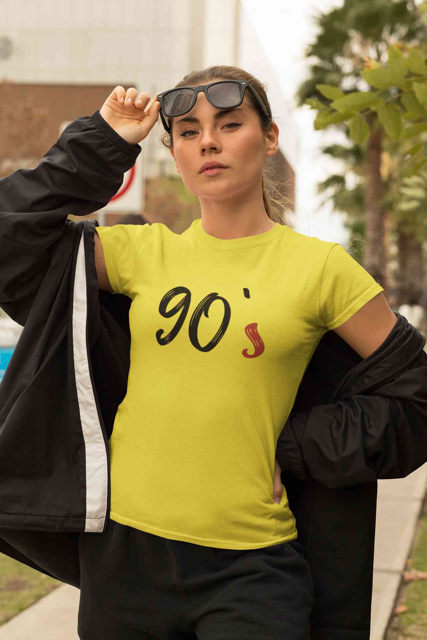 90s Women Half Sleeves T-shirt- FunkyTeesClub
