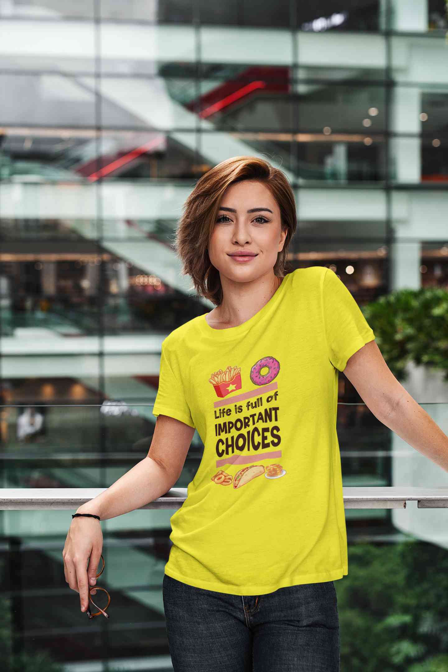 Sweet Choices Women Half Sleeves T-shirt- FunkyTeesClub