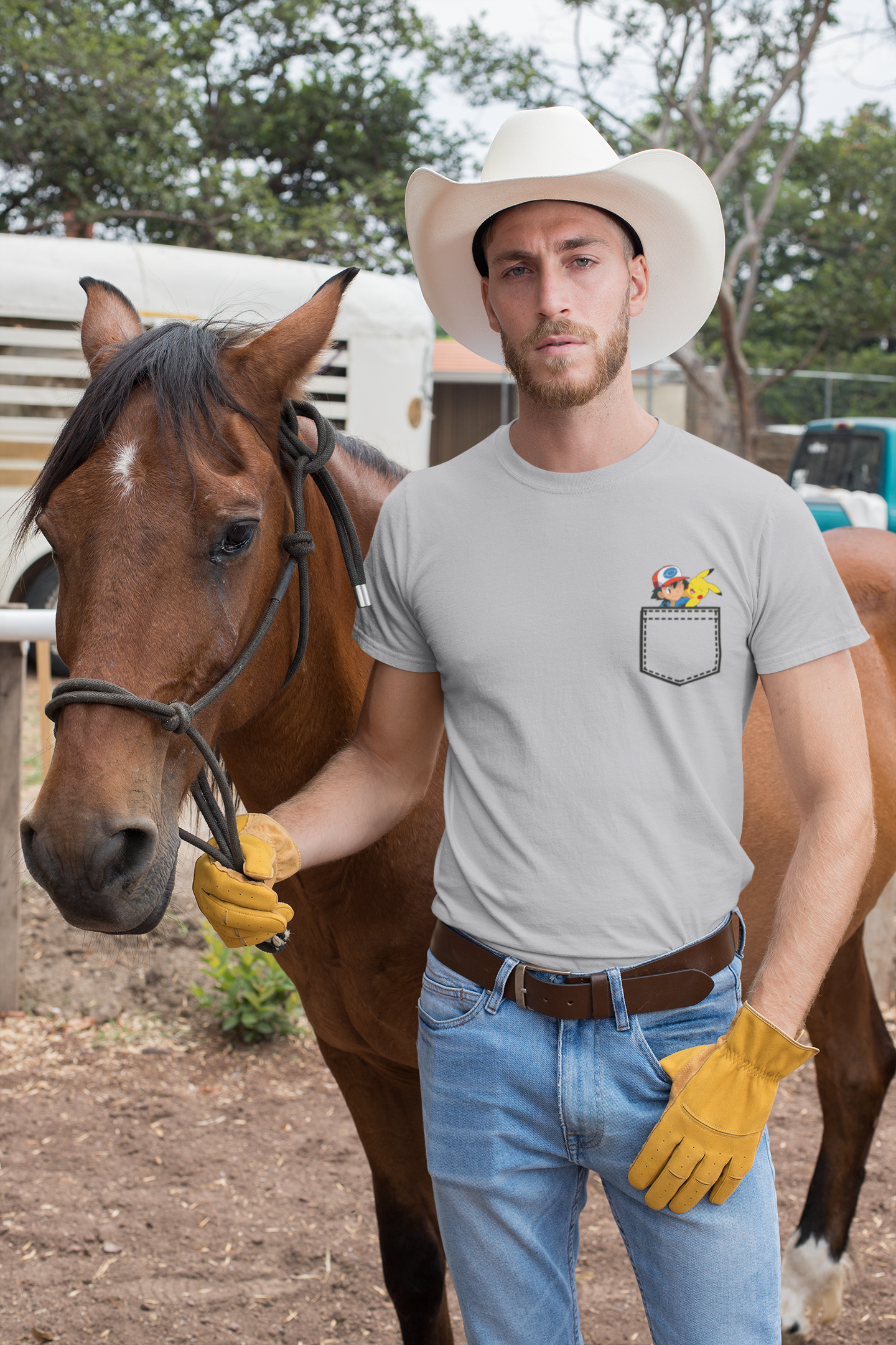 Pokémon Mens Half Sleeves T-shirt- FunkyTeesClub