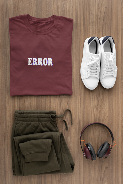 Error Minimal Women Half Sleeves T-shirt- FunkyTeesClub