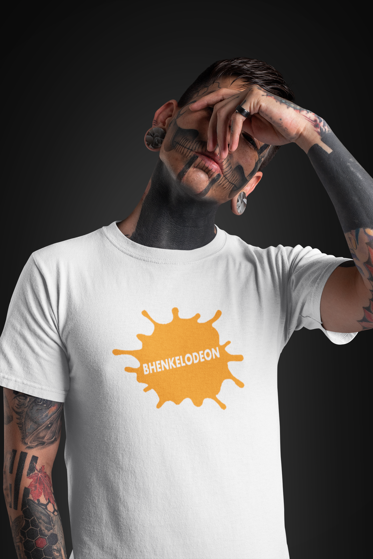 Bhenkel***** Mens Half Sleeves T-shirt- FunkyTeesClub