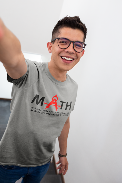Math Teacher Mens Half Sleeves T-shirt- FunkyTeesClub