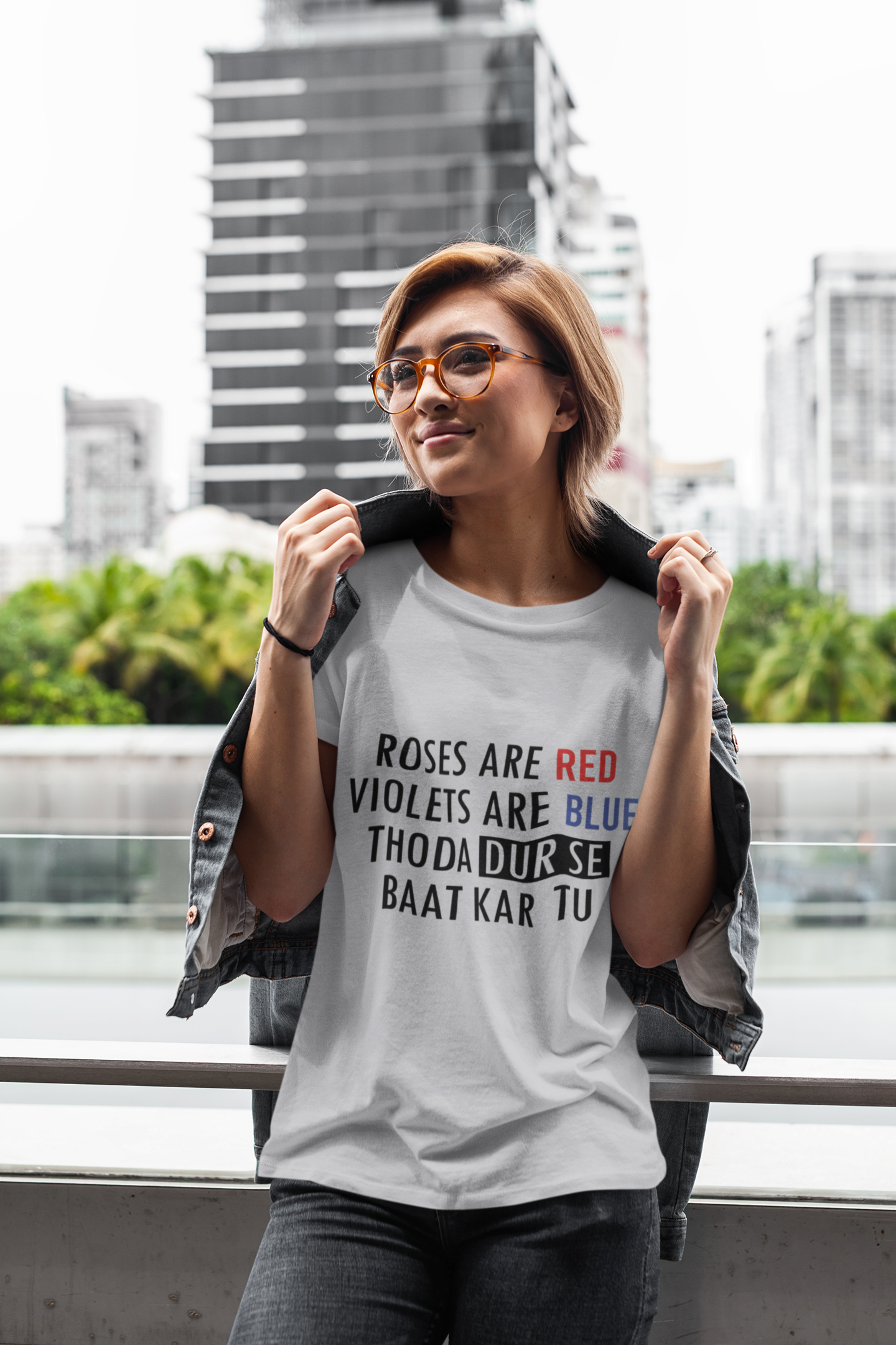Dur Se Bhaat Women Half Sleeves T-shirt- FunkyTeesClub
