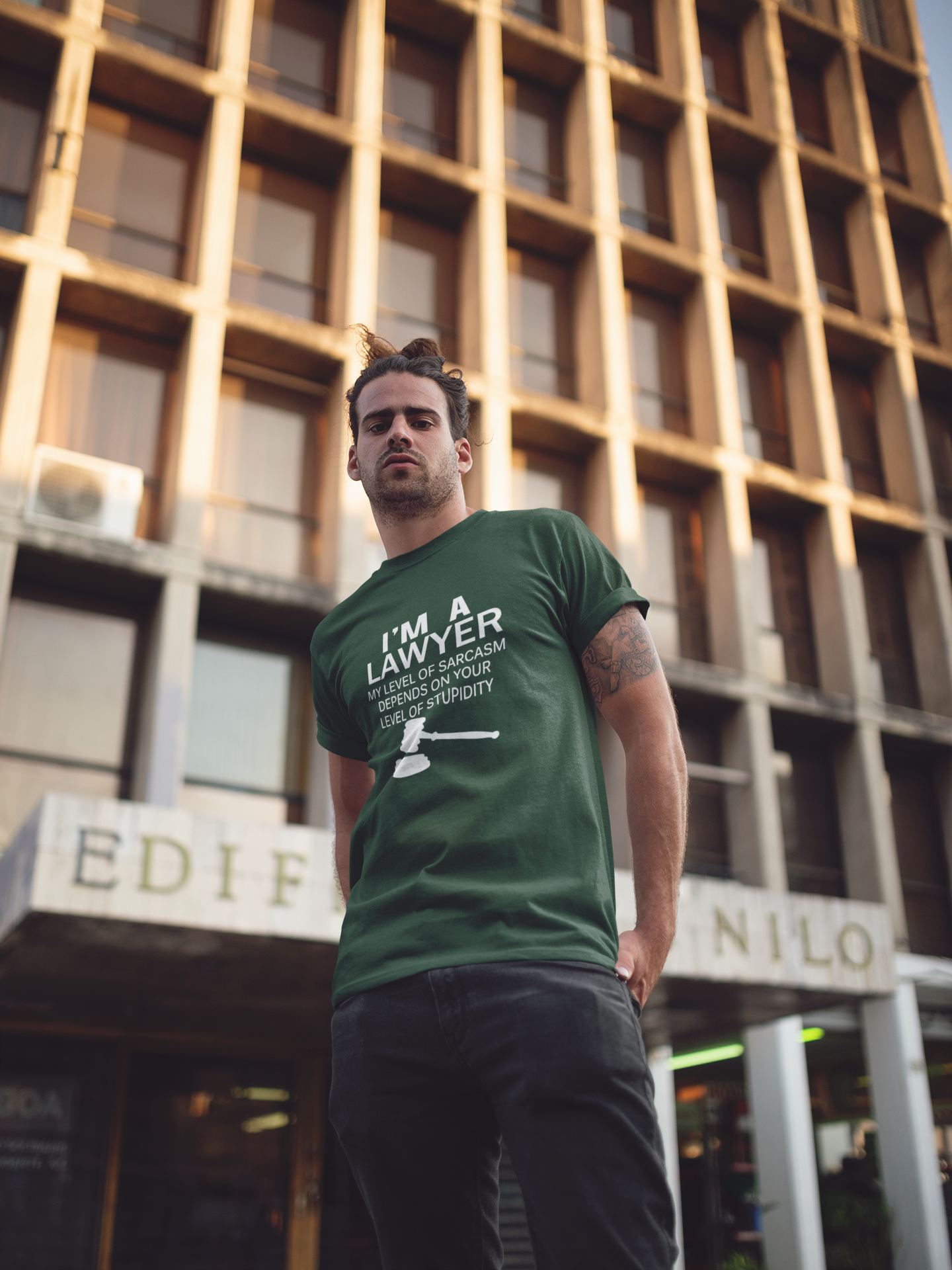I Am A Lawyer Mens Half Sleeves T-shirt- FunkyTeesClub