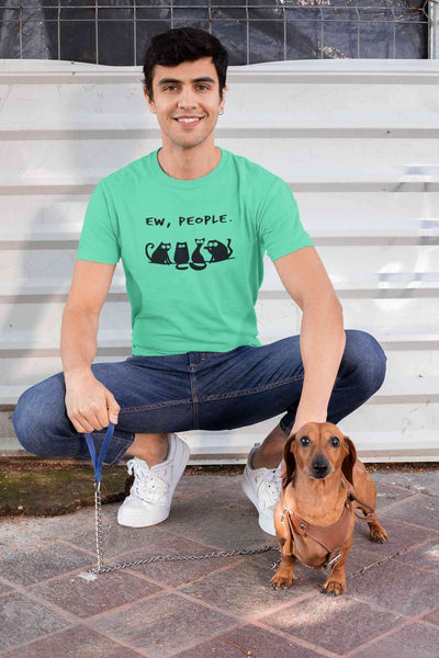 Ew People Mens Half Sleeves T-shirt- FunkyTeesClub