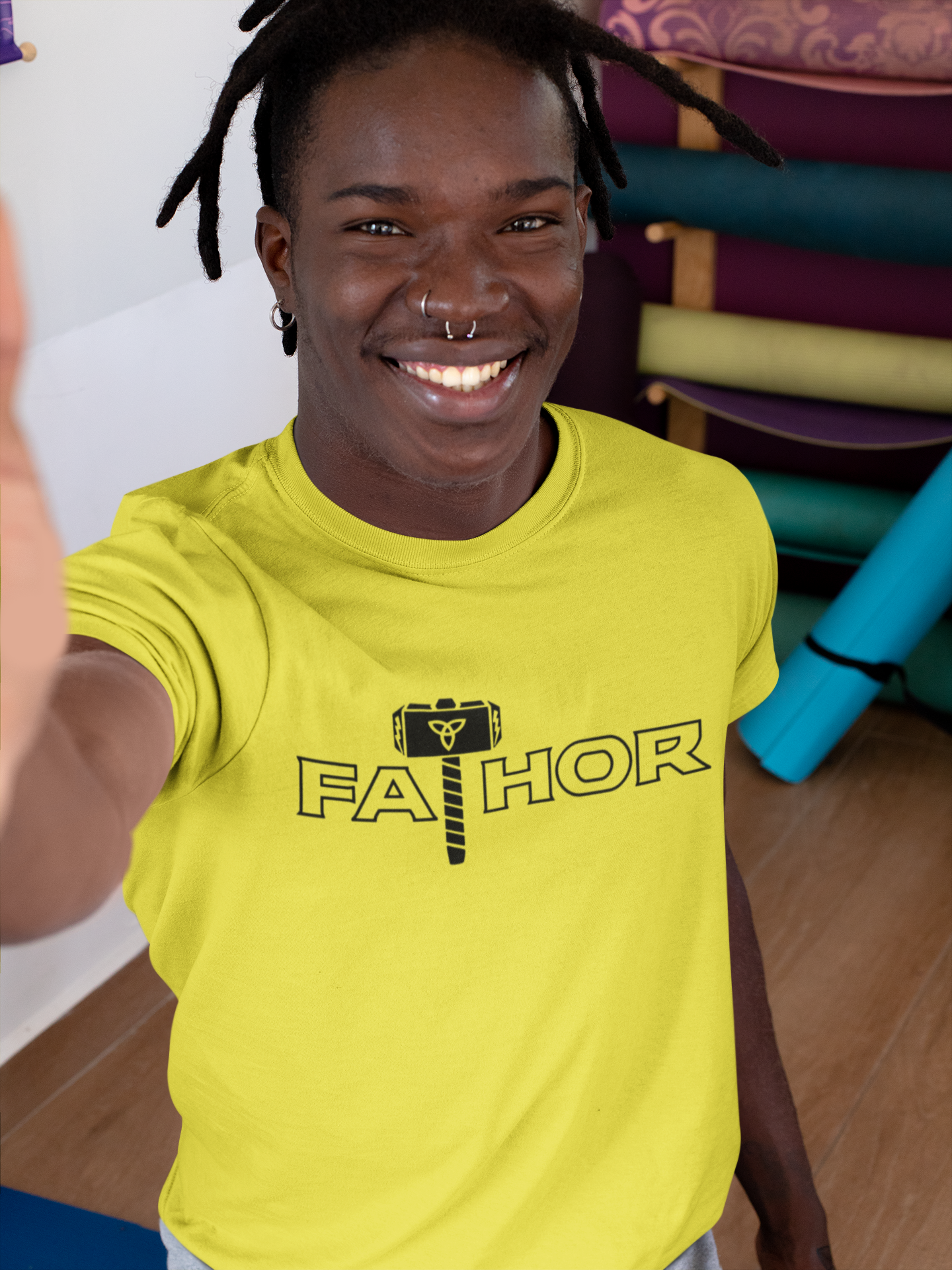 Fathor Mens Half Sleeves T-shirt- FunkyTeesClub