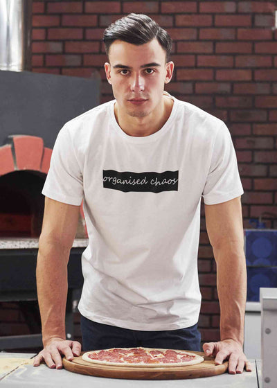 Organised Chaos Mens Half Sleeves T-shirt- FunkyTeesClub