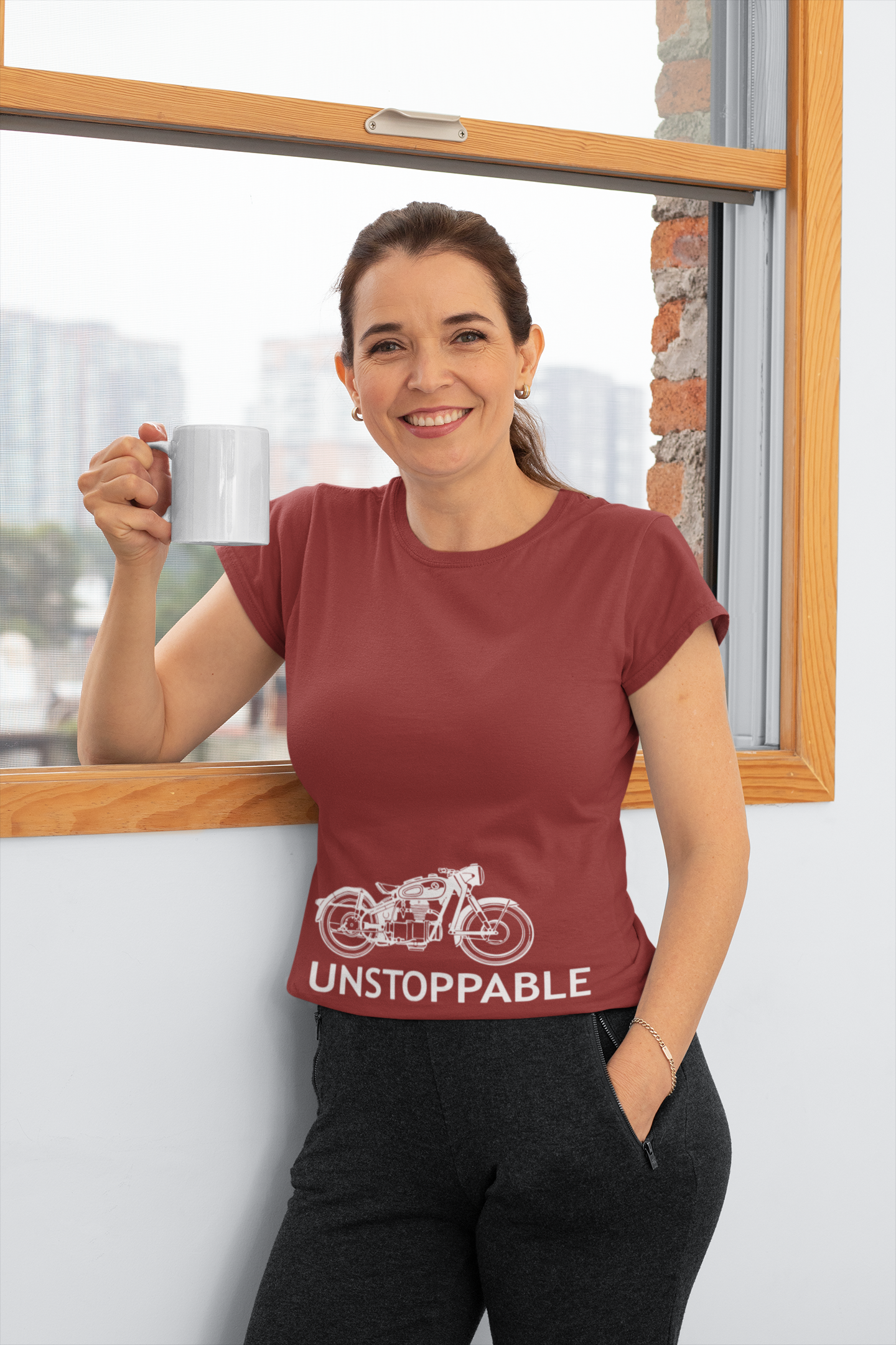 Unstoppable Women Half Sleeves T-shirt- FunkyTeesClub