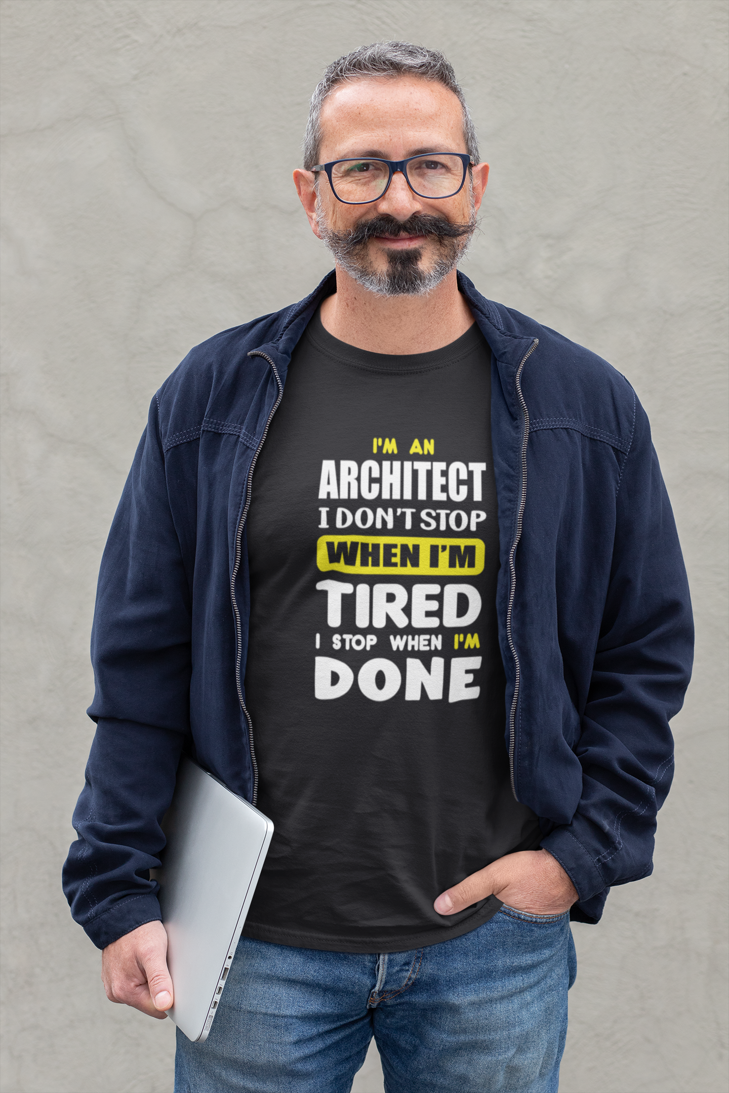 I Am Architect Profession Mens Half Sleeves T-shirt- FunkyTeesClub