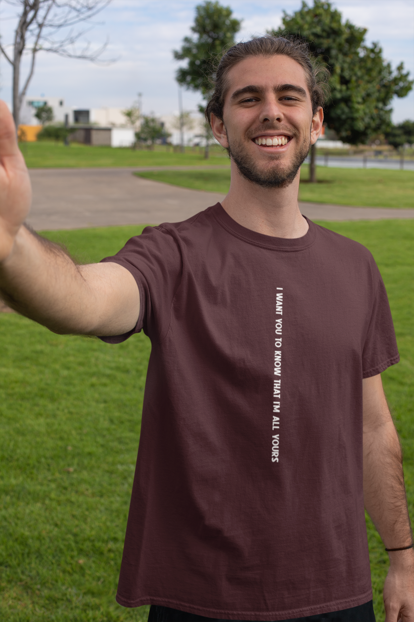 I Want You To Know That I Am All Yours Quotes Mens Half Sleeves T-shirt- FunkyTeesClub