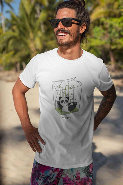 I Am Fluffy Mens Half Sleeves T-shirt- FunkyTeesClub